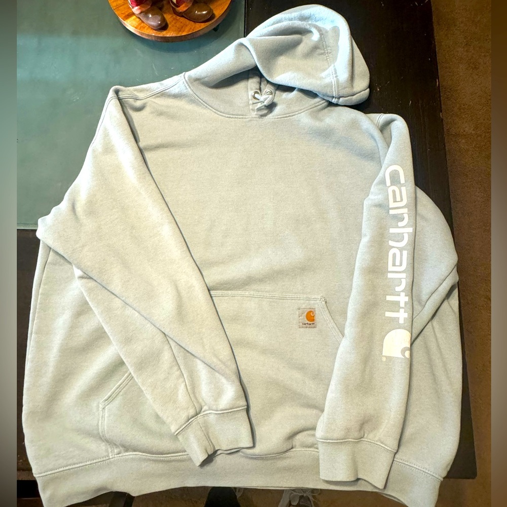 Women’s Plus Size Light Blue Carhartt Hoodie
